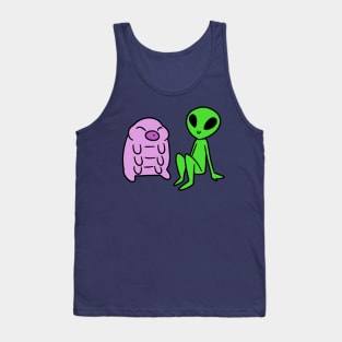 Alien and Waterbear Tank Top